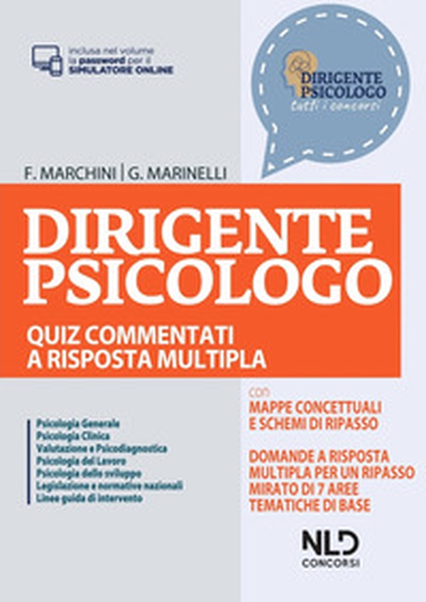 Dirigente psicologo. Quiz commentati a risposta multipla per la preparazione al concorso - Librerie.coop Dirigente psicologo. Quiz commentati a risposta multipla per la preparazione al concorso - Librerie.coop