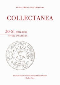 Studia orientalia christiana. Collectanea. Studia, documenta - Vol. 50-51 - Librerie.coop