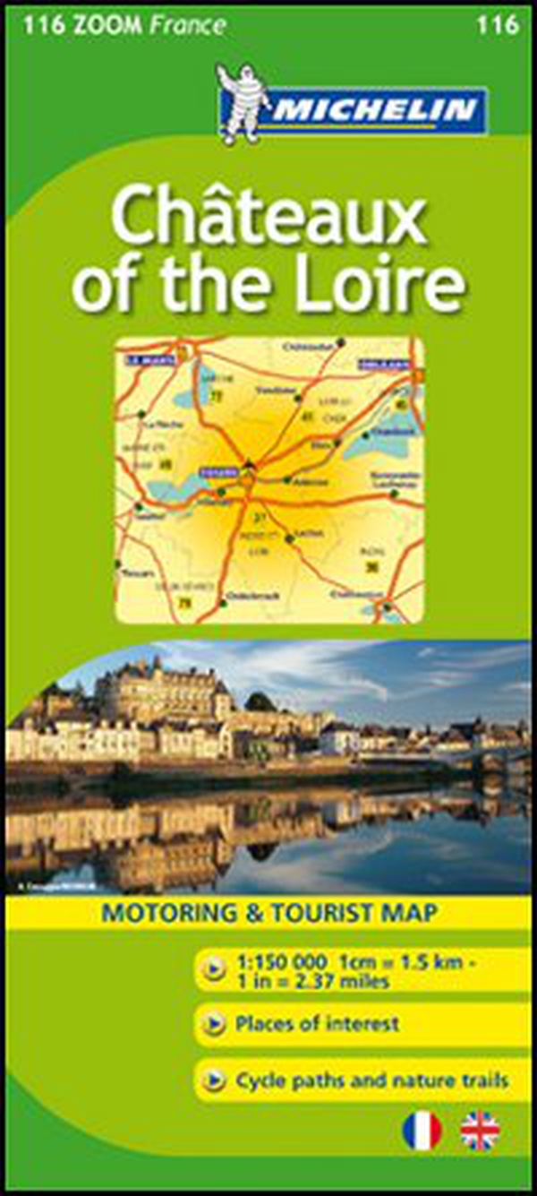 Châteaux of the Loire 1:150.000 - Librerie.coop Châteaux of the Loire 1:150.000 - Librerie.coop