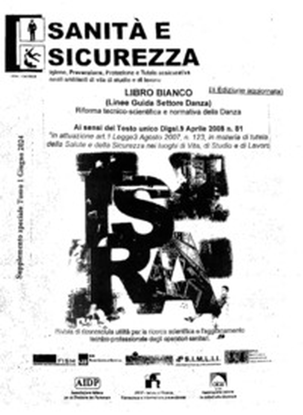 Libro bianco. Il risultato di uno studio ultratrentennale per le attività di danza nei luoghi di vita, di studio e di lavoro ai sensi del Dlgsl. 9 Aprile 2008 n. 81 a tutela della salute e della sicurezza nei luoghi di vita, di studio e di lavoro - Librerie.coop Libro bianco. Il risultato di uno studio ultratrentennale per le attività di danza nei luoghi di vita, di studio e di lavoro ai sensi del Dlgsl. 9 Aprile 2008 n. 81 a tutela della salute e della sicurezza nei luoghi di vita, di studio e di lavoro - Librerie.coop
