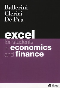 Excel for students in economics and finance - Librerie.coop