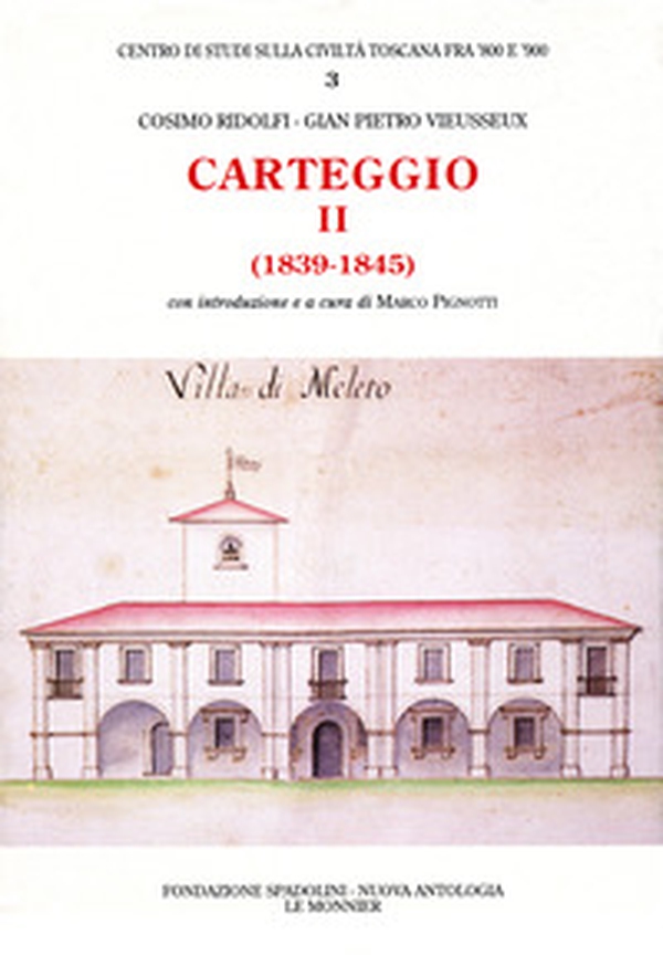 Carteggio (1839-1845) - Librerie.coop Carteggio (1839-1845) - Librerie.coop