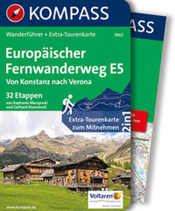 Guida escursionistica n. 5962. Europäischer fernwanderweg E5 von Konstanz nach Verona. Con carta - Librerie.coop Guida escursionistica n. 5962. Europäischer fernwanderweg E5 von Konstanz nach Verona. Con carta - Librerie.coop