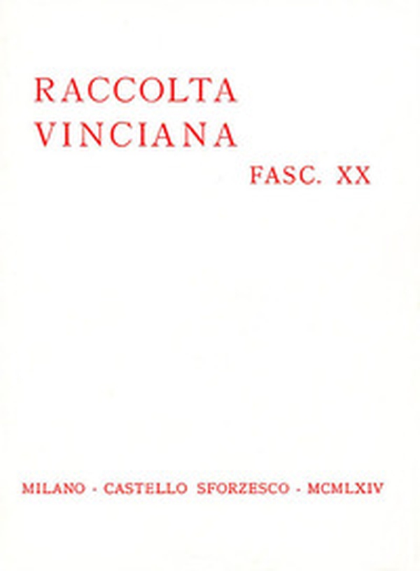 Raccolta Vinciana - Vol. 20 - Librerie.coop Raccolta Vinciana - Vol. 20 - Librerie.coop
