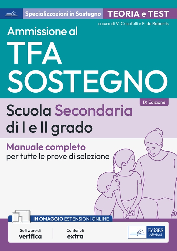 Manuale Concorso TFA Sostegno Didattico nella scuola secondaria di I e II grado - Librerie.coop Manuale Concorso TFA Sostegno Didattico nella scuola secondaria di I e II grado - Librerie.coop