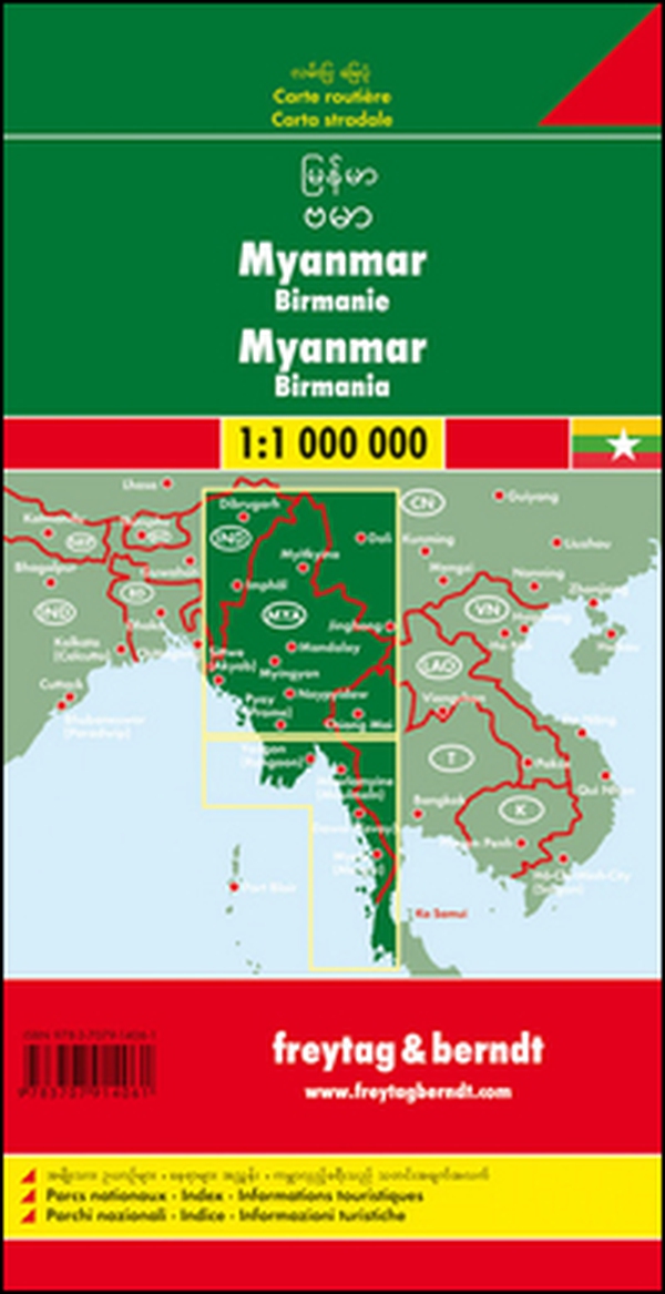 Myanmar-Burma 1:1.000.000 - Librerie.coop Myanmar-Burma 1:1.000.000 - Librerie.coop