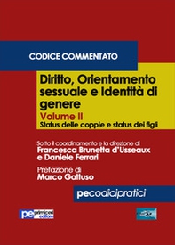 Diritto, orientamento sessuale e identità di genere. Codice commentato - Vol. 2 - Librerie.coop
