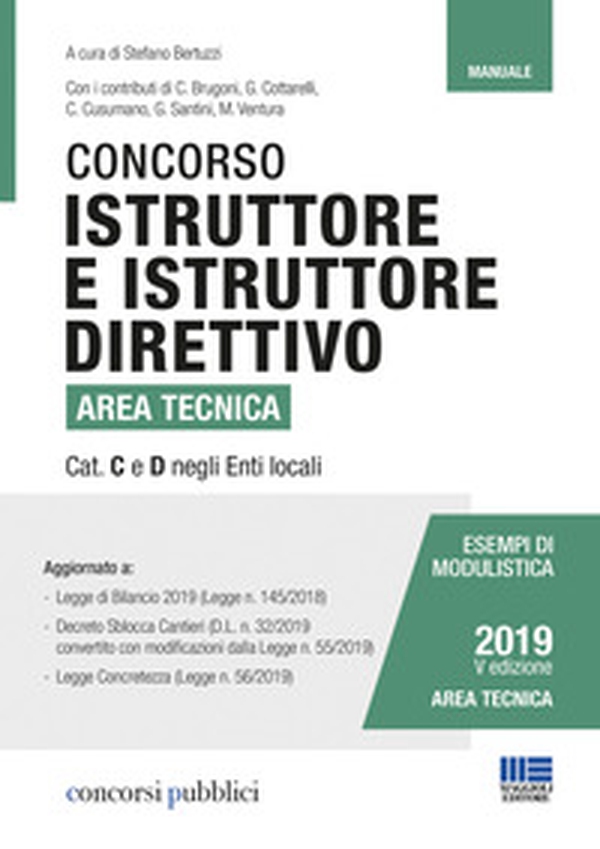 Concorso istruttore e istruttore direttivo. Area tecnica cat. C e D negli Enti locali - Librerie.coop Concorso istruttore e istruttore direttivo. Area tecnica cat. C e D negli Enti locali - Librerie.coop