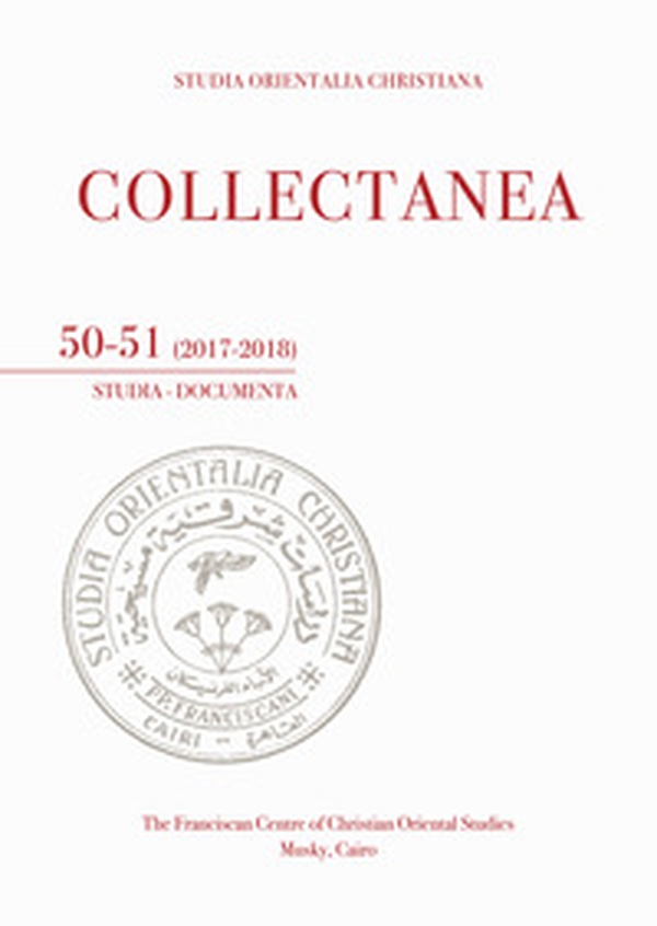 Studia orientalia christiana. Collectanea. Studia, documenta - Vol. 50-51 - Librerie.coop Studia orientalia christiana. Collectanea. Studia, documenta - Vol. 50-51 - Librerie.coop