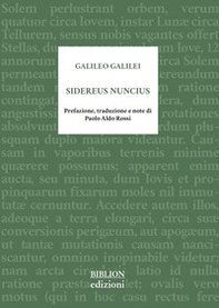 Sidereus nuncius. Testo latino a fronte - Librerie.coop