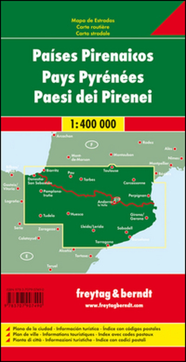 Paesi dei Pirenei 1:400.000 - Librerie.coop Paesi dei Pirenei 1:400.000 - Librerie.coop