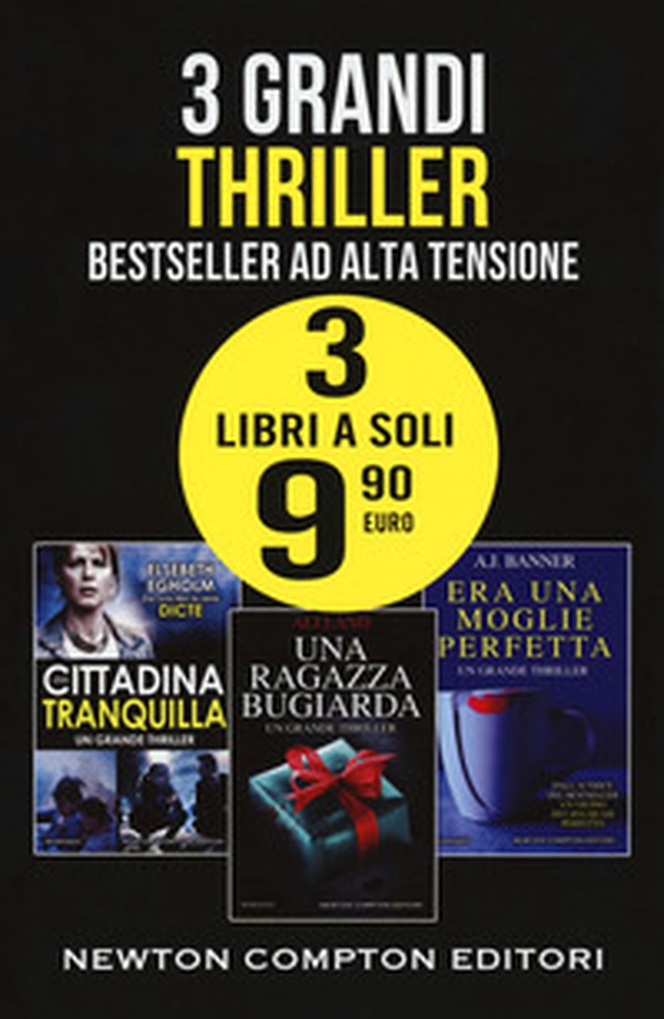 Bestseller ad alta tensione: Una cittadina tranquilla-Una ragazza bugiarda-Era una moglie perfetta - Librerie.coop Bestseller ad alta tensione: Una cittadina tranquilla-Una ragazza bugiarda-Era una moglie perfetta - Librerie.coop