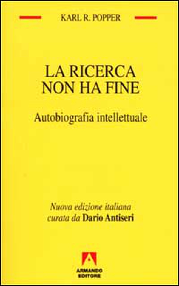 La ricerca non ha fine. Autobiografia intellettuale - Librerie.coop La ricerca non ha fine. Autobiografia intellettuale - Librerie.coop