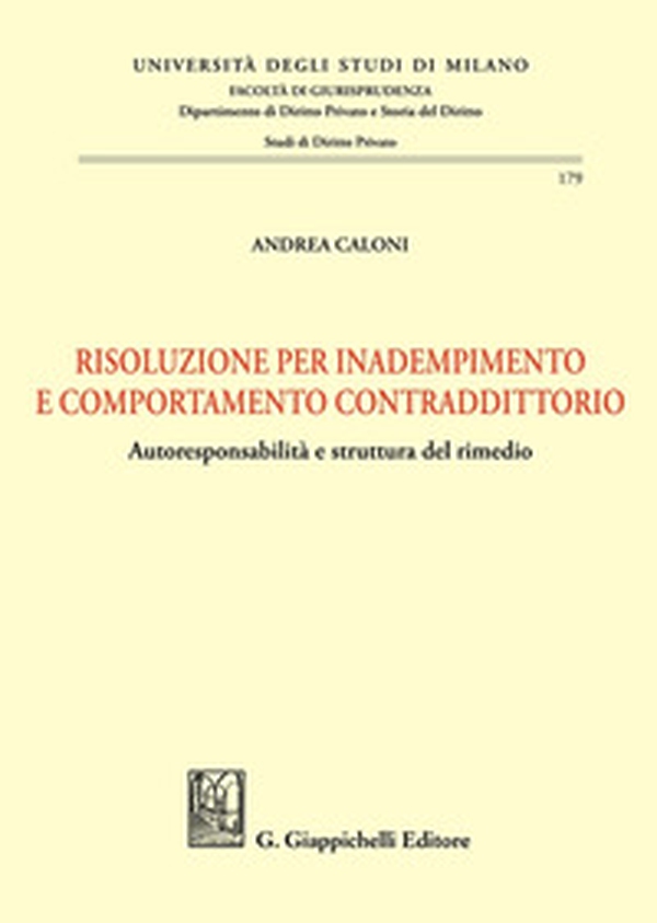 Risoluzione per inadempimento e comportamento contraddittorio - Librerie.coop Risoluzione per inadempimento e comportamento contraddittorio - Librerie.coop