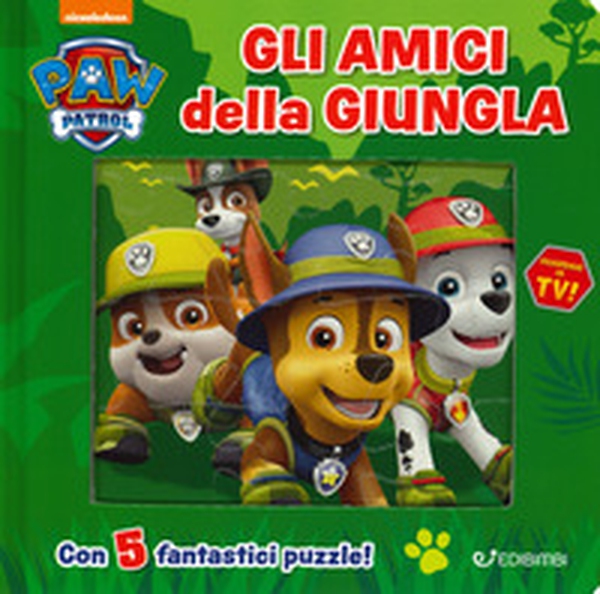 Gli amici della giungla. Paw Patrol. Libro puzzle - Librerie.coop Gli amici della giungla. Paw Patrol. Libro puzzle - Librerie.coop