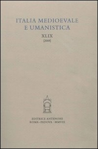 Italia medievale e umanistica - Vol. 49 - Librerie.coop