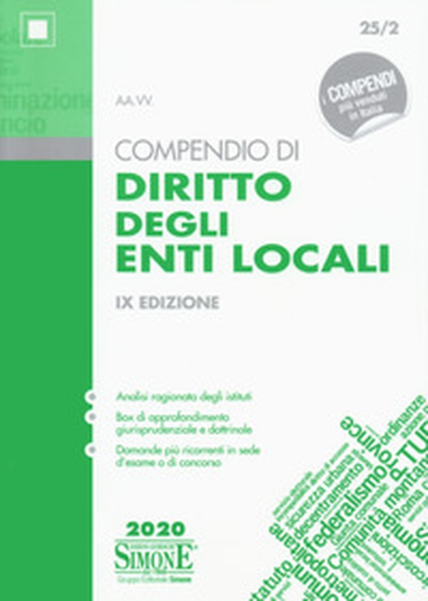 Compendio di diritto degli enti locali - Librerie.coop Compendio di diritto degli enti locali - Librerie.coop