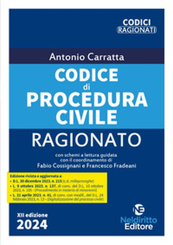 Codice di procedura civile ragionato - Librerie.coop Codice di procedura civile ragionato - Librerie.coop
