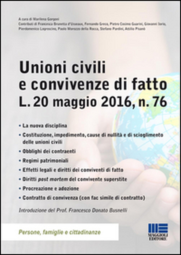 Unioni civili e convivenze di fatto - Librerie.coop Unioni civili e convivenze di fatto - Librerie.coop
