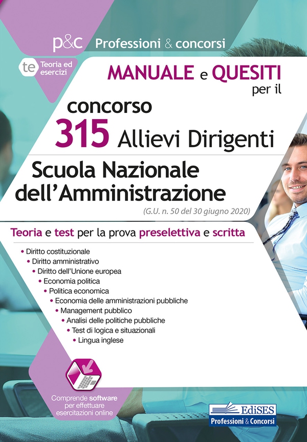 Concorso 315 Allievi Dirigenti SNA (Scuola Nazionale dell'Amministrazione) - Manuale e quesiti per tutte le prove - Librerie.coop Concorso 315 Allievi Dirigenti SNA (Scuola Nazionale dell'Amministrazione) - Manuale e quesiti per tutte le prove - Librerie.coop