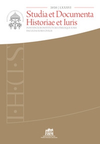 Studia et documenta historiae et iuris - Librerie.coop