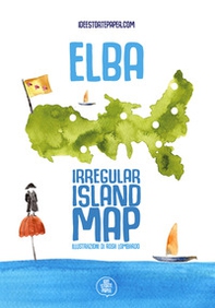 Elba irregular island map - Librerie.coop