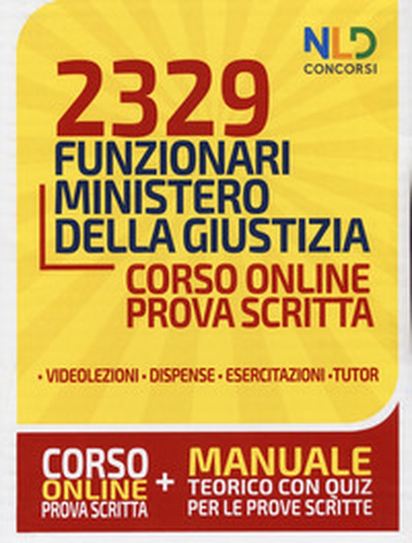 2329 funzionari del Ministero della Giustizia. Prova scritta manuale + quiz. Per i profili con codice F/MG-Corso online base 2329 funzionari del Ministero della Giustizia. Prova scritta - Librerie.coop 2329 funzionari del Ministero della Giustizia. Prova scritta manuale + quiz. Per i profili con codice F/MG-Corso online base 2329 funzionari del Ministero della Giustizia. Prova scritta - Librerie.coop