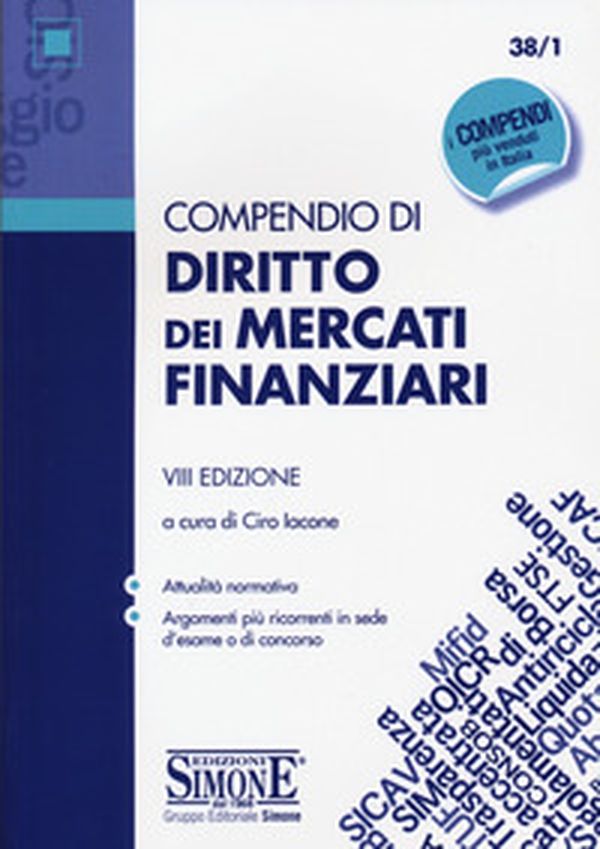 Compendio di diritto dei mercati finanziari - Librerie.coop Compendio di diritto dei mercati finanziari - Librerie.coop