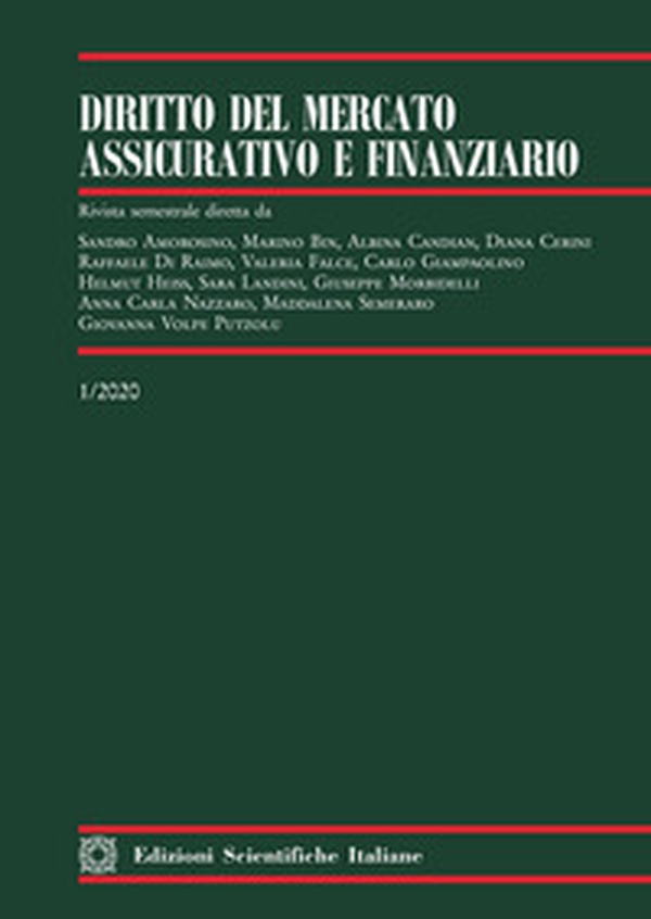 Diritto del mercato assicurativo e finanziario - Vol. 1 - Librerie.coop Diritto del mercato assicurativo e finanziario - Vol. 1 - Librerie.coop