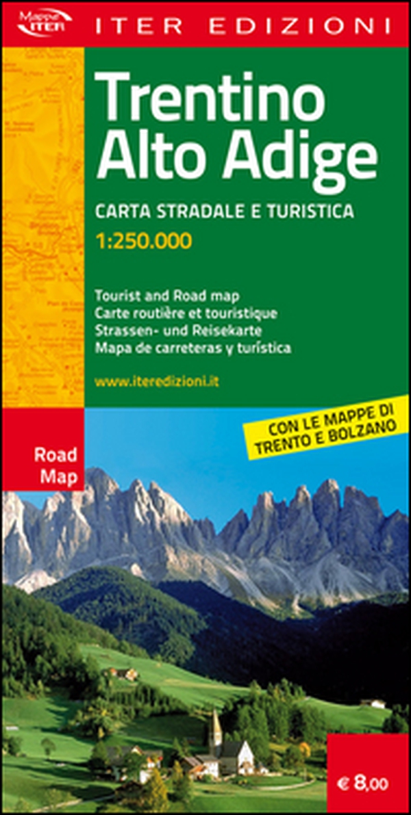 Trentino Alto Adige. Mappa stradale e turistica 1:250.000 - Librerie.coop Trentino Alto Adige. Mappa stradale e turistica 1:250.000 - Librerie.coop