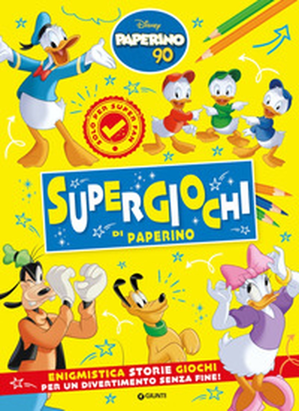Supergiochi di Paperino. Paperino 90. Enigmistica Storie Giochi per un divertimento senza fine! - Librerie.coop Supergiochi di Paperino. Paperino 90. Enigmistica Storie Giochi per un divertimento senza fine! - Librerie.coop