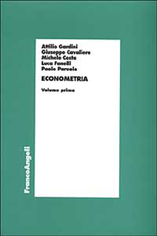 Econometria - Librerie.coop Econometria - Librerie.coop