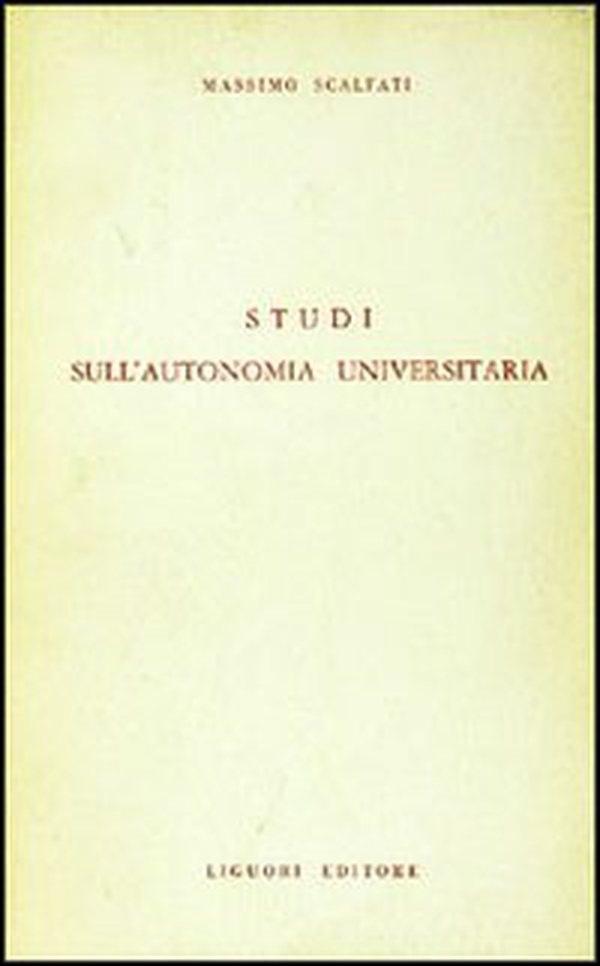 Studi sull'autonomia universitaria - Librerie.coop Studi sull'autonomia universitaria - Librerie.coop