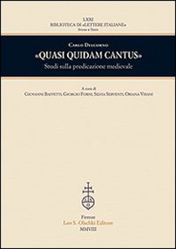 «Quasi quidam cantus». Studi sulla predicazione medievale - Librerie.coop «Quasi quidam cantus». Studi sulla predicazione medievale - Librerie.coop