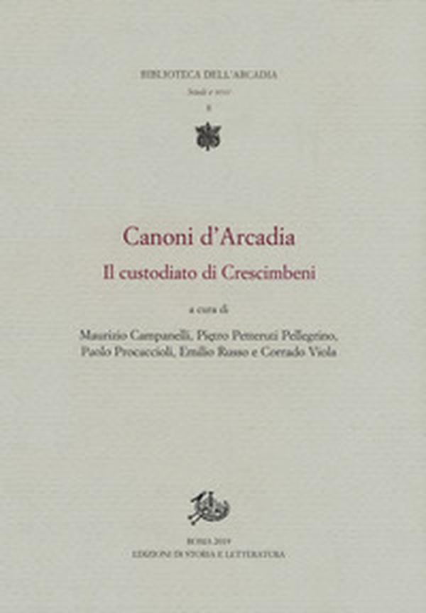 Canoni d'Arcadia - Vol. 1 - Librerie.coop Canoni d'Arcadia - Vol. 1 - Librerie.coop