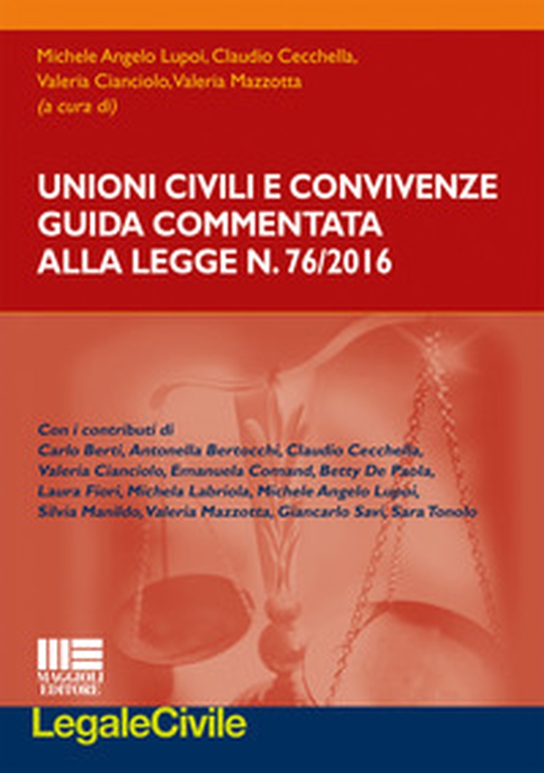 Unioni civili e convivenze. Guida commentata - Librerie.coop Unioni civili e convivenze. Guida commentata - Librerie.coop