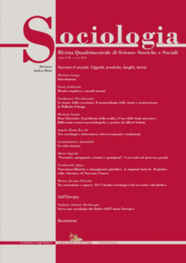 Sociologia. Rivista quadrimestrale di scienze storiche e sociali - Vol. 2 - Librerie.coop Sociologia. Rivista quadrimestrale di scienze storiche e sociali - Vol. 2 - Librerie.coop