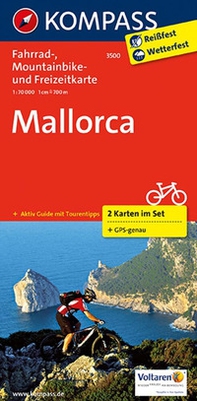 Cartina ciclistica n. 3500 Mallorca. Set di 2 cartine - Librerie.coop