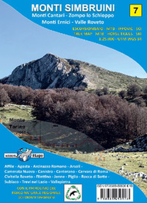 Carta Monti Simbruini. Monti Cantari - Zompo lo Schioppo - Monti Ernici - Valle Roveto 1:25000 - Librerie.coop Carta Monti Simbruini. Monti Cantari - Zompo lo Schioppo - Monti Ernici - Valle Roveto 1:25000 - Librerie.coop