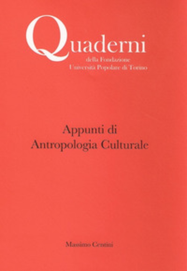Appunti di antropologia culturale - Librerie.coop Appunti di antropologia culturale - Librerie.coop