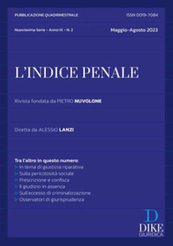 L'indice penale - Vol. 2 - Librerie.coop L'indice penale - Vol. 2 - Librerie.coop