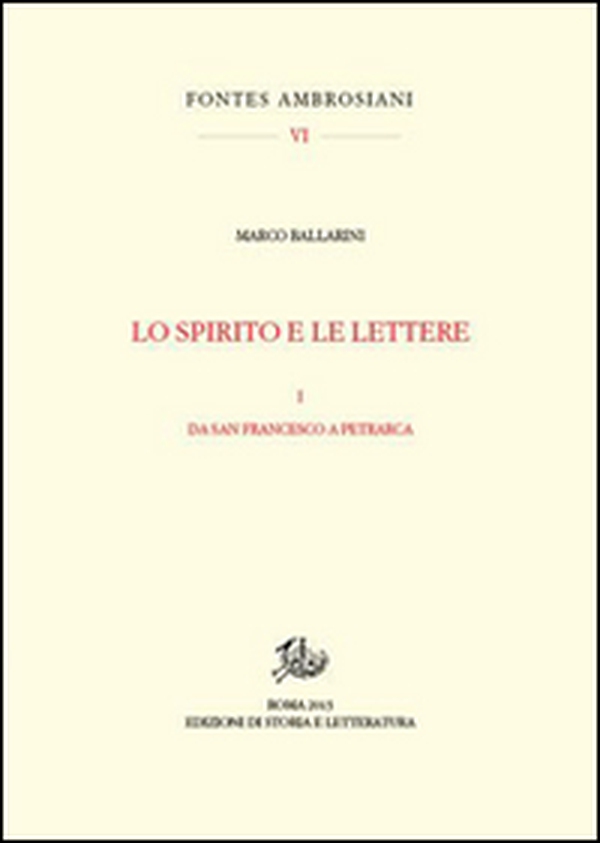 Lo spirito e le lettere - Vol. 1 - Librerie.coop Lo spirito e le lettere - Vol. 1 - Librerie.coop