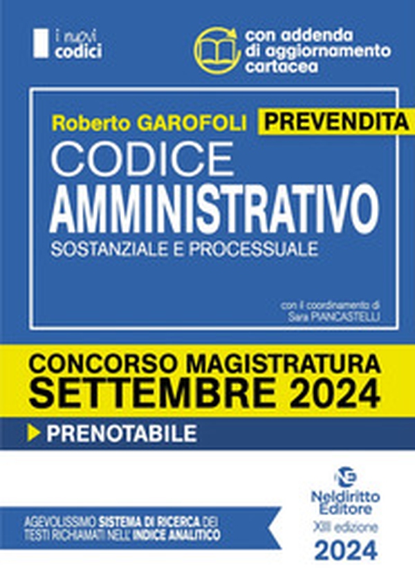 Codice amministrativo sostanziale e processuale - Librerie.coop Codice amministrativo sostanziale e processuale - Librerie.coop