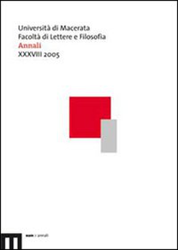 Annali della Facoltà di scienze della formazione dell'Università di Macerata - Librerie.coop Annali della Facoltà di scienze della formazione dell'Università di Macerata - Librerie.coop