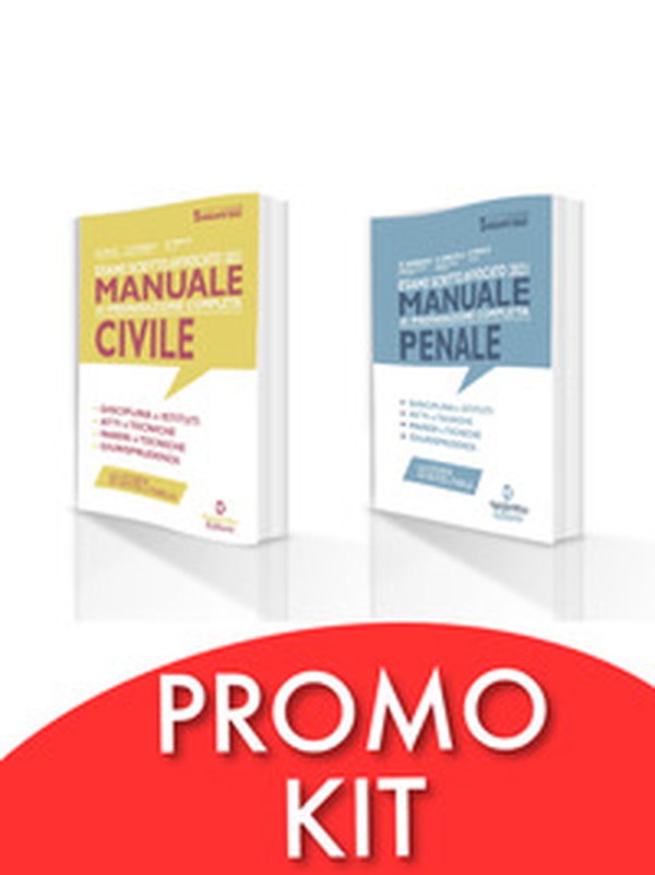 Esame scritto avvocato 2021. Manuale di preparazione completa civile-Manuale di preparazione completa penale - Librerie.coop Esame scritto avvocato 2021. Manuale di preparazione completa civile-Manuale di preparazione completa penale - Librerie.coop