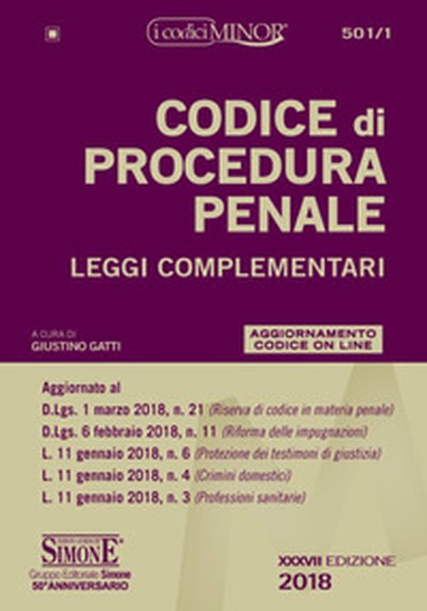 Codice di procedura penale. Leggi complementari. Ediz. minor - Librerie.coop Codice di procedura penale. Leggi complementari. Ediz. minor - Librerie.coop