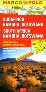 Sudafrica, Namibia, Botswana 1:2.000.000 - Librerie.coop