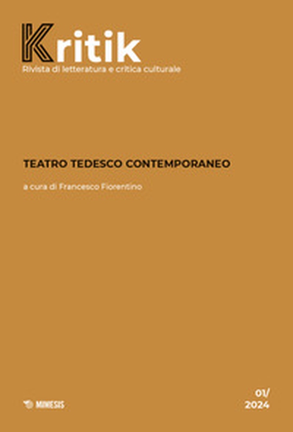 Kritik. Rivista di letteratura e critica culturale - Vol. 1 - Librerie.coop Kritik. Rivista di letteratura e critica culturale - Vol. 1 - Librerie.coop