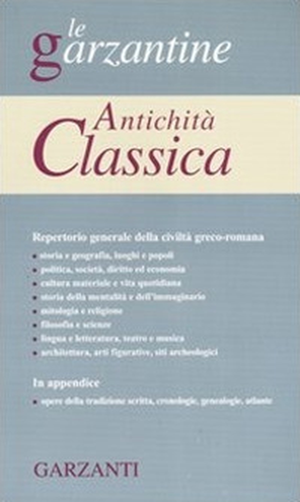 Antichità classica - Librerie.coop Antichità classica - Librerie.coop