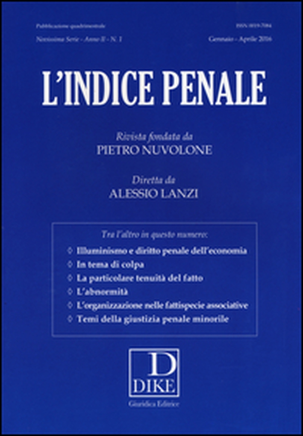 L'indice penale - Vol. 1 - Librerie.coop L'indice penale - Vol. 1 - Librerie.coop